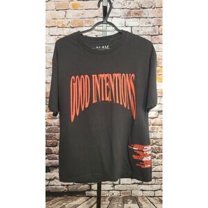 Vlone X NAV Good Intentions T Shirt Authentic Black Large Hip Hop